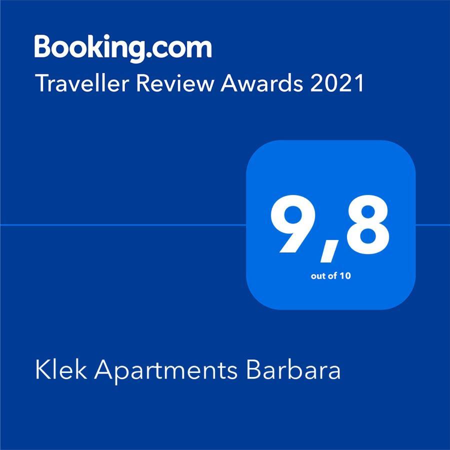 Klek Apartments Barbara Экстерьер фото